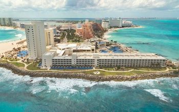 aerial view Hyatt Ziva Cancun