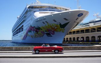 Norwegian Cruise Line ship in Havana