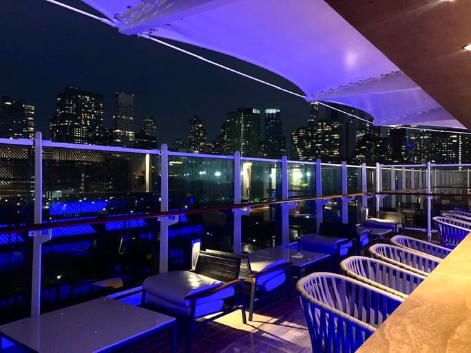 Explora I's Sky Bar.