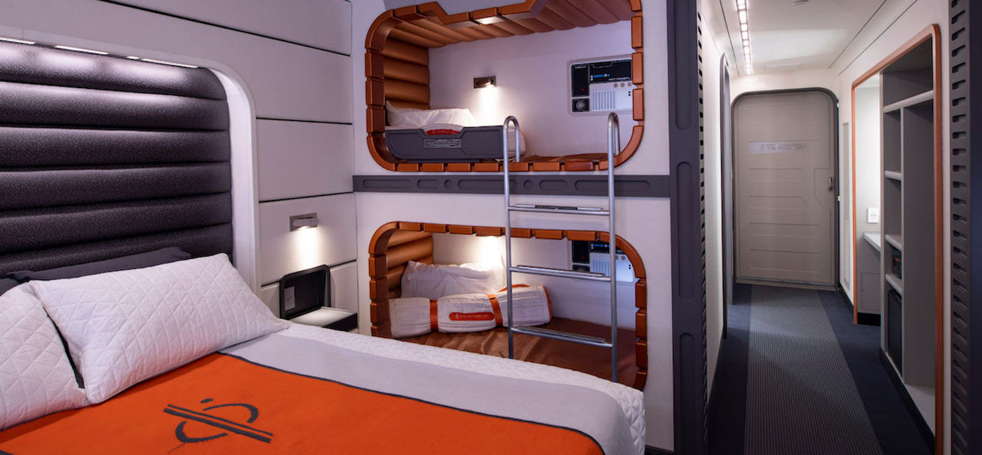 Image: Star Wars: Galactic Starcruiser Room (Photo via Disney Parks Blog)