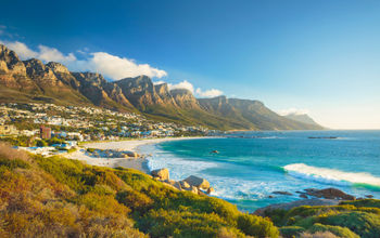 Twelve Apostles mountain in Camps Bay, Cape Town, South Africa