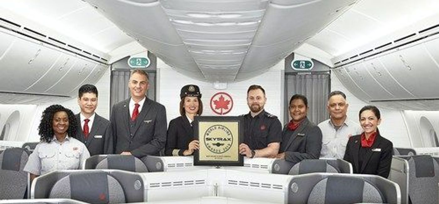 Image: Air Canada picked up five awards at the 2019 Skytrax World Airline Awards, including Best Airline in North America for the third consecutive year. (Air Canada Photo)