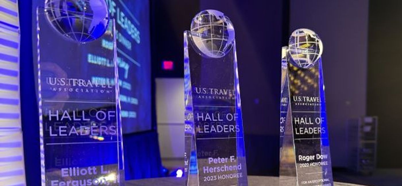 Image: Hall of Leaders inductees. (Photo Credit: US Travel Association Media)