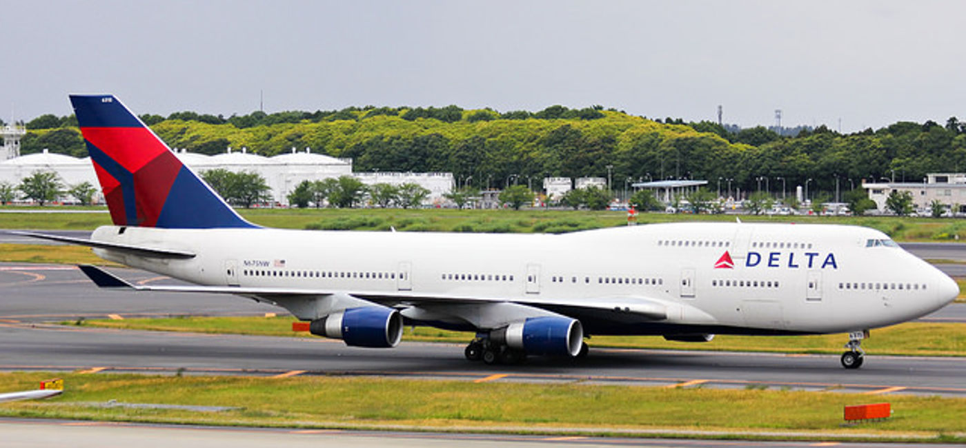 Image: PHOTO: Delta Boeing 747-451 airplane. (photo via Flickr/ikarasawa)