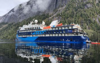American Queen Coyages' Ocean Victory in Misty Fjords.