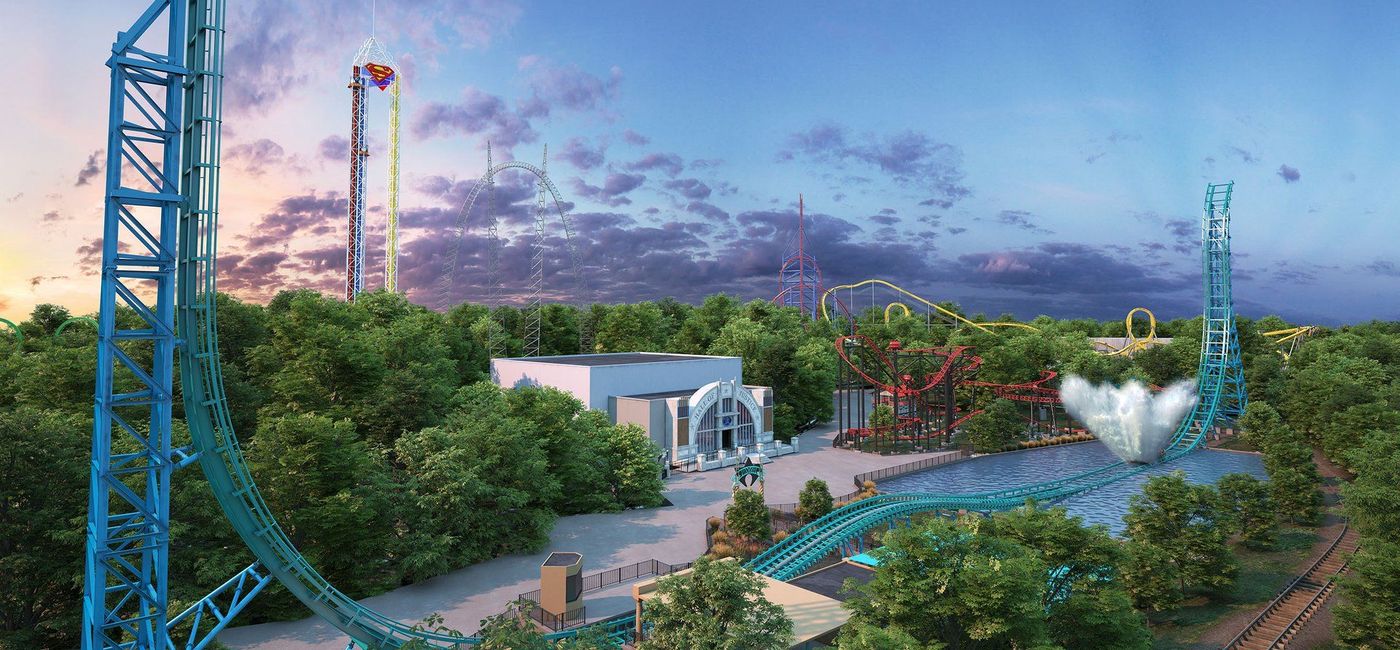 Image: PHOTO: Rendering of AQUAMAN: Power Wave at Six Flags Over Texas. (photo courtesy of Six Flags)