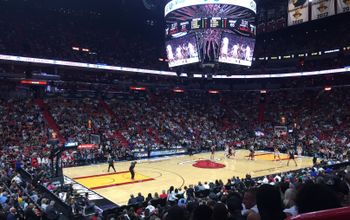 An NBA game inside American Airlines Arena in Downtown Miami, FTX Arena