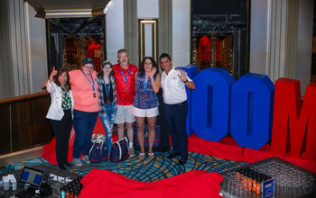 Carnival President Christine Duffy, the Clifford Family and Carnival Sunrise Captain Luca Cherchi
