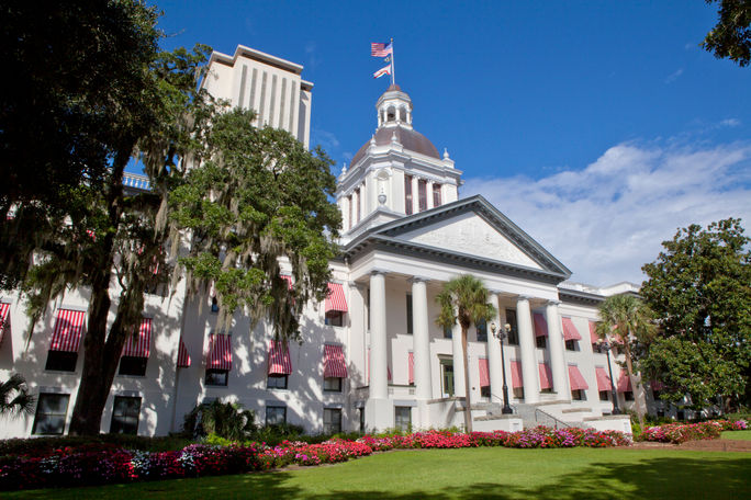 Florida state capital in Tallahassee, Florida 