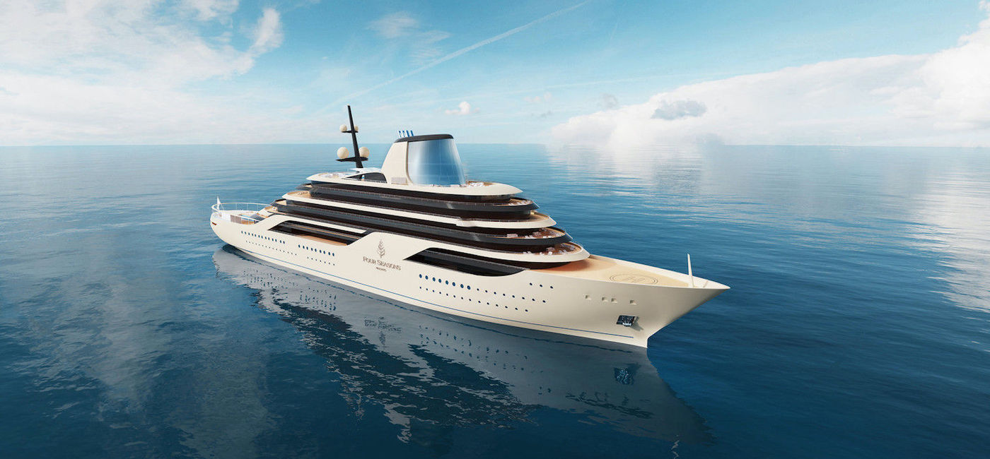 Image: A rendering of the first Four Seasons yacht, which will feature 95 suites. (photo via Four Seasons)