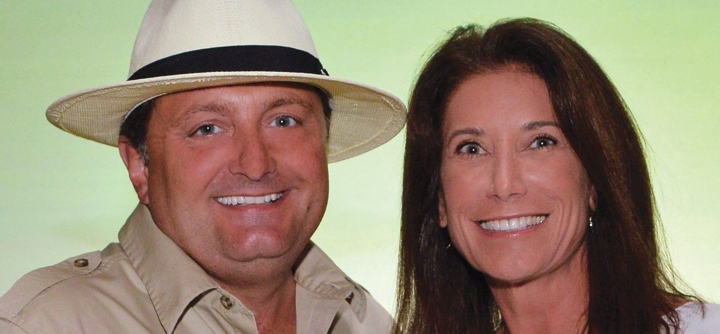 Image: PHOTO: Playa Hotels & Resorts Executive Vice President and Chief Marketing Officer Kevin Froemming with Panama Jack CEO Kim Manna. (Courtesy Playa Hotels & Resorts)