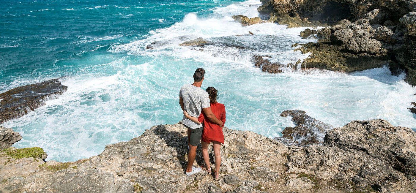 Image: The coast at Animal Flower Cave, Barbados. (photo courtesy of Barbados Tourism Marketing Inc.)