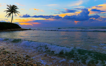 Montego Bay, Jamaica at sunset
