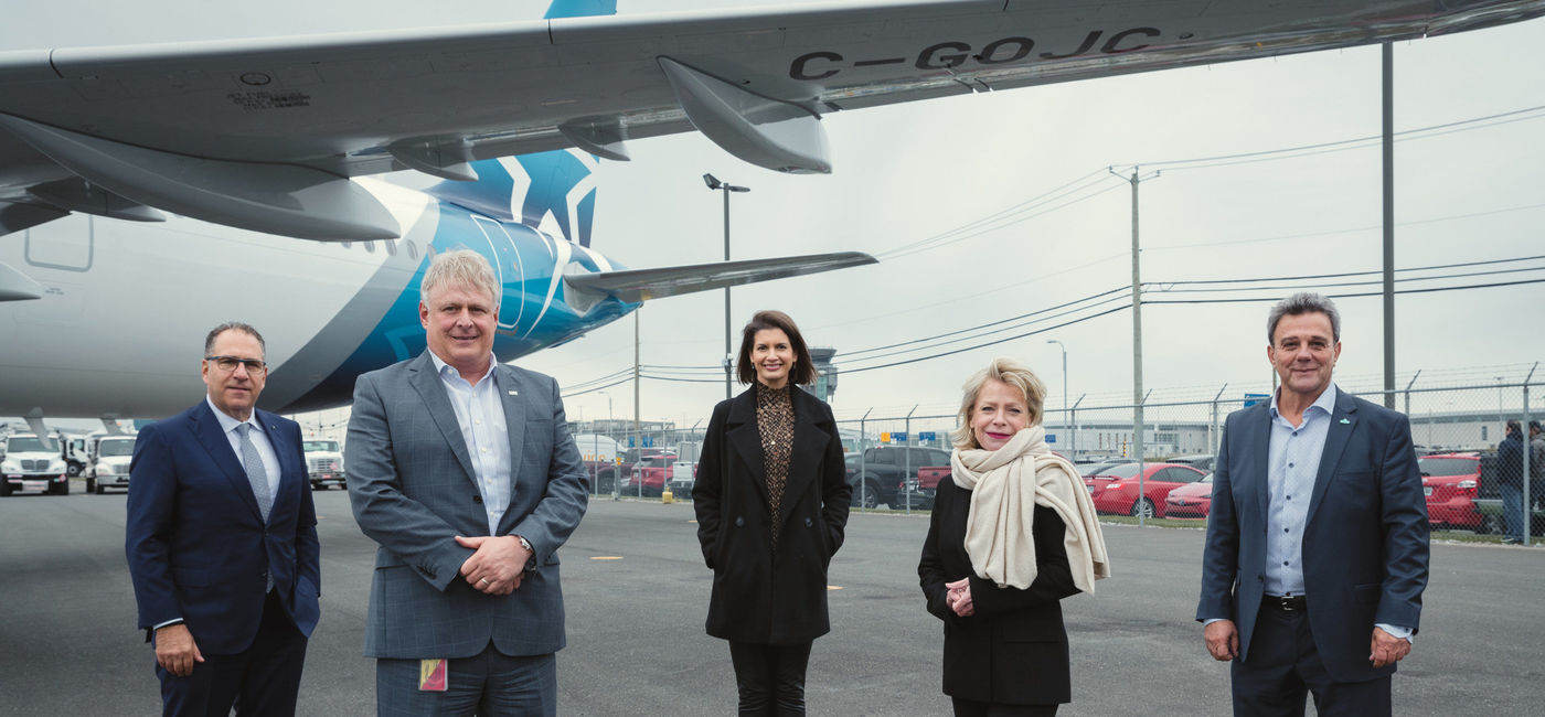 Image: L'équipe de Transat (PHOTO: Air Transat)