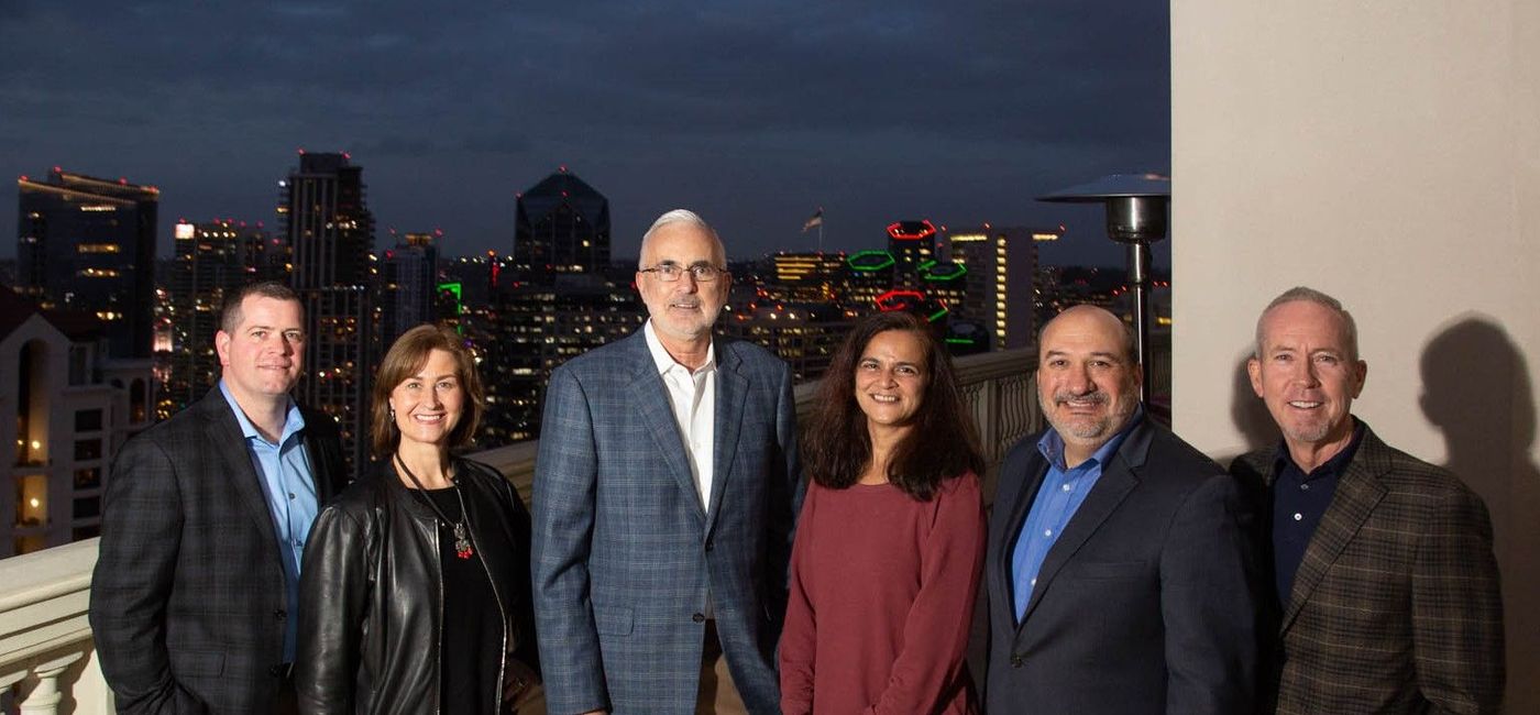 Image: From left to right: Jeff Roy of Collette, Elizabeth Crabill of CIE Tours, Charlie Ball of Holland America Group,  Madhvi Buch of The Travel Corporation USA, Scott Wiseman of ALG Vacations Corporation and Terry Dale of USTOA. (photo via USTOA Media)