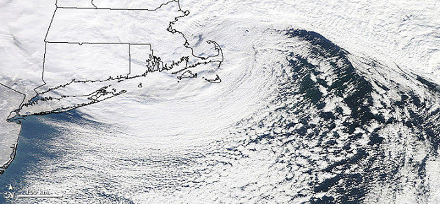 Image: PHOTO: What a classic Nor’easter looks like. (Courtesy NASA) (Flickr/NASA)