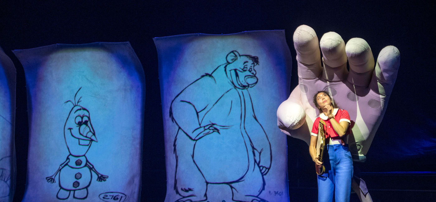 Image: Julie, the main character of Drawn to Life. (photo via Walt Disney World Resort) ((photo via Walt Disney World Resort))