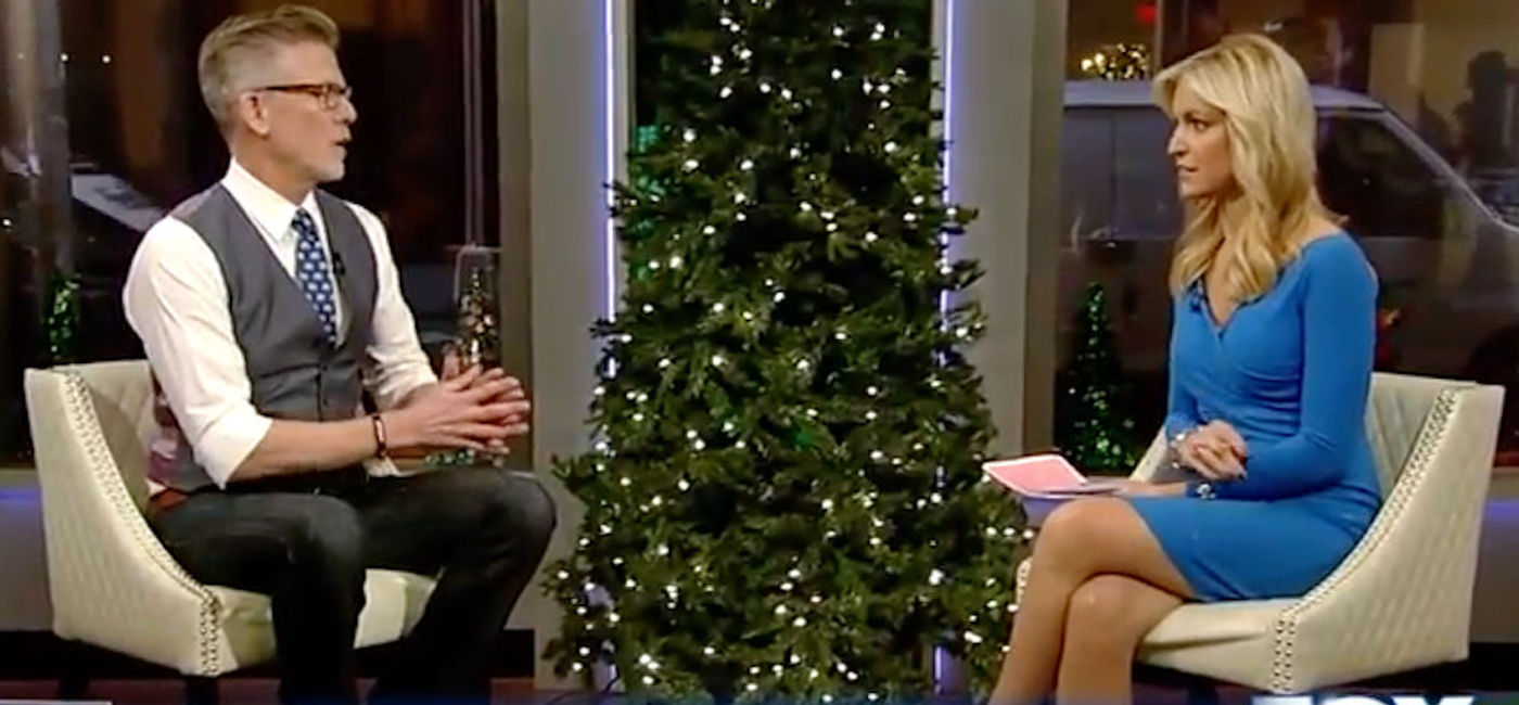 Image: Mark Murphy joined Fox and Friends to talk about travel scams. (via MurphyTravels on YouTube)