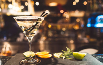 Glass of martini, bar, booze, alcohol