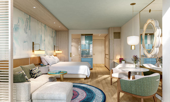 King room at Conrad Orlando 