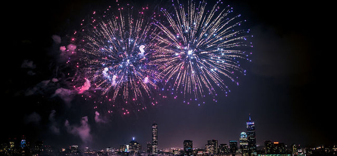 Image: PHOTO: July 4 fireworks over Boston. (photo via Flickr/Mike Halsall)