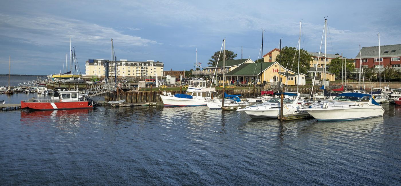 Image: Downtown harbor in Charlottetown, Prince Edward Island, Canada. (photo via Pgiam/iStock/Getty Images Plus)