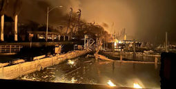 Wildfire damage in Lahaina, Maui