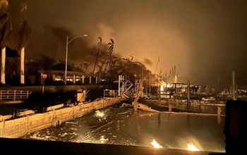 Wildfire damage in Lahaina, Maui