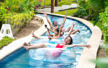 Lazy river pool at Grand Sirenis Riviera Maya