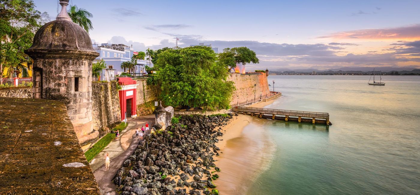 Image: San Juan, Puerto Rico along Paseo de la Princesa. (Photo via SeanPavonePhoto / iStock / Getty Images Plus) (SeanPavonePhoto/iStock/Getty Images Plus)