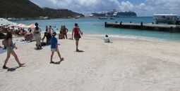 Cruise ships in St. Maarten.