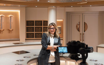 Barbara Muckermann aboard the new Silver Moon.