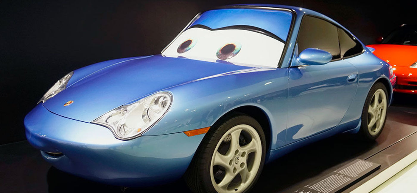 Image: PHOTO: Sally Carrera at the Porsche Museum in Stuttgart, Germany. (photo by Jason Leppert)