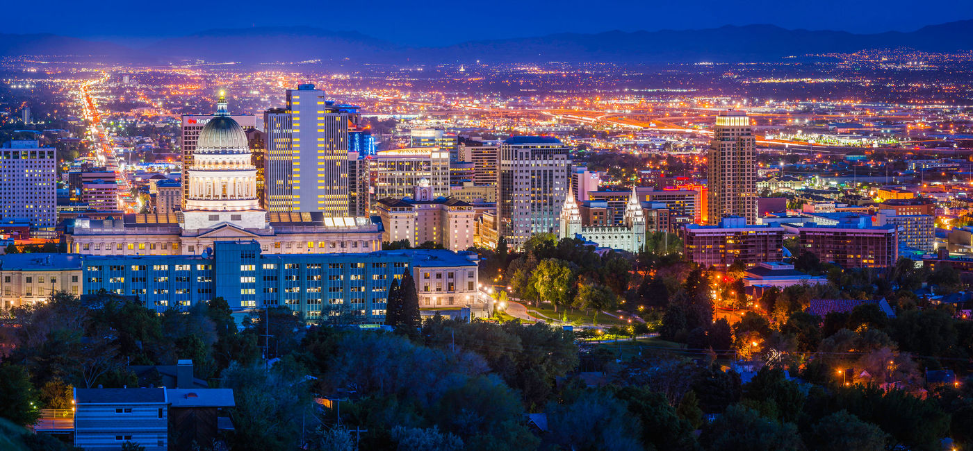 Image: Salt Lake City downtown. (Photo via fotoVoyager / Getty Images / E+)