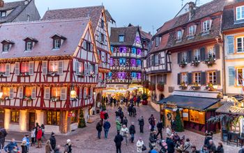 Colmar, France, Christmas, Alsace-Lorraine, European, markets, the holidays, European Waterways, luxury, barge, barging, cruises, Canal de la Marne au Rhin