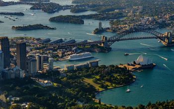 Viking cruise ship in Sydney