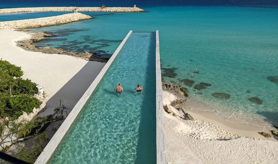Infinity Pool at La Casa de la Playa, all inclusive