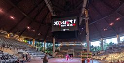 Xcaret Park stage, Xcaret México Espectacular night show.