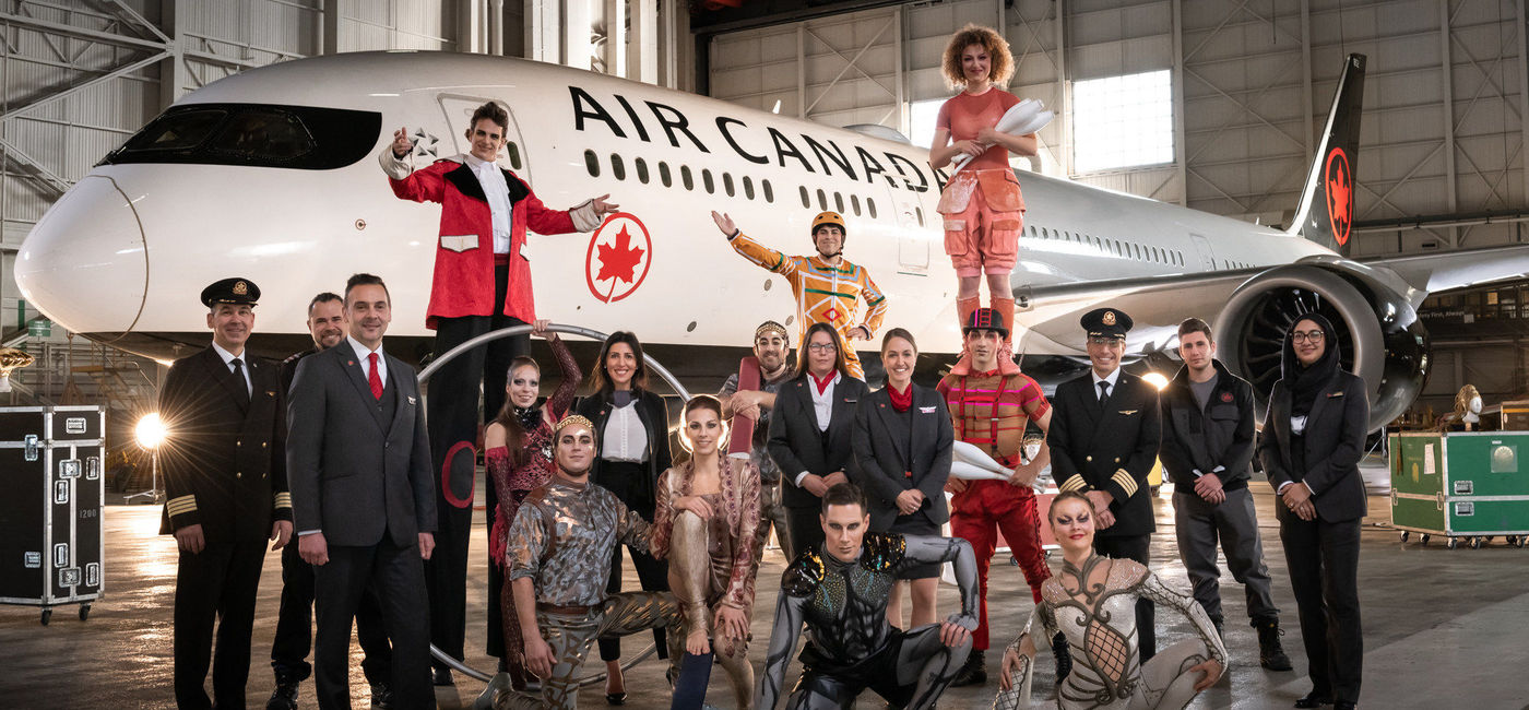 Image: Air Canada and Cirque du Soleil have renewed an exclusive partnership. (Air Canada et le Cirque du Soleil)