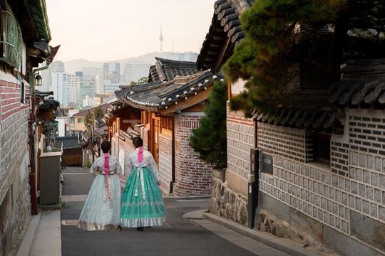 Hanbok, South Korea, Buxon Hanok Village, 서울