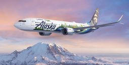 An Alaska Airlines 737-9.