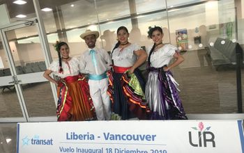Air Transat Vancouver-Costa Rica Flight Welcome