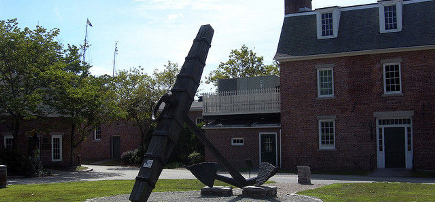 Image: PHOTO: Anchor from an old British warship at Mystic Seaport's maritime museum in Connecticut. (photo via Flickr/Ken Mist)