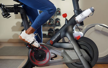 Hilton, Peloton, bike, bicycle, fitness, wellness, exercise