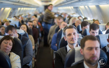 Passengers on a  flight