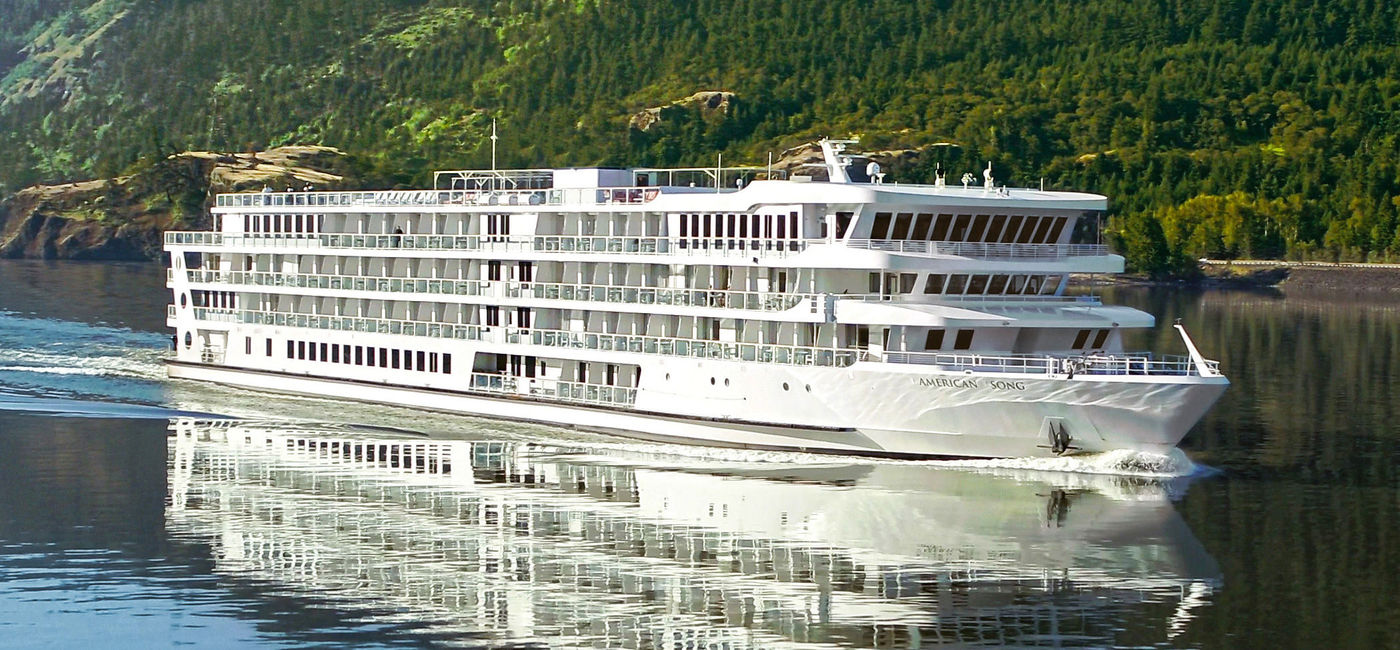 Image: American Cruise Lines' American Song in the Pacific Northwest. (Photo via American Cruise Lines)