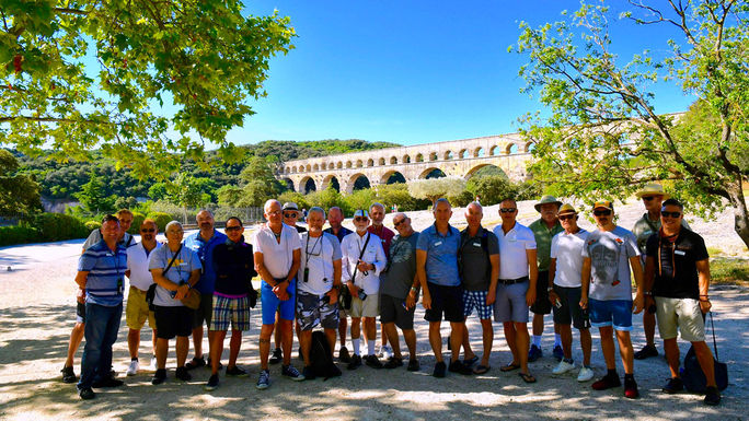 A group of LGBTQ travelers A group of LGBTQ travelers