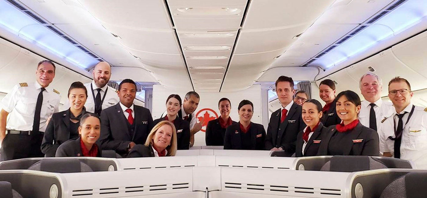 Image: Air Canada flight crew. (Air Canada Image License)