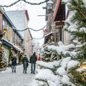 Quebec City, Quebec in winter, Christmas destinations, holiday destinations, Petit Champlain