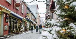 Quebec City, Quebec in winter, Christmas destinations, holiday destinations, Petit Champlain